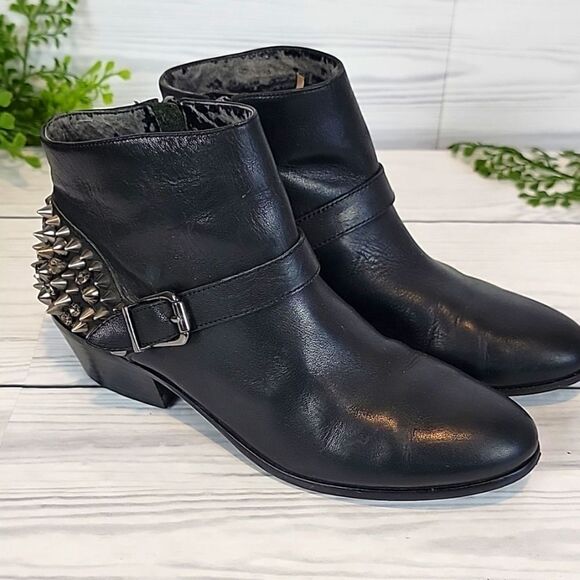 Sam Edelman Shoes - Sam Edelman Pax Ankle Boots Black Genuine Leather Womens Size 6.5